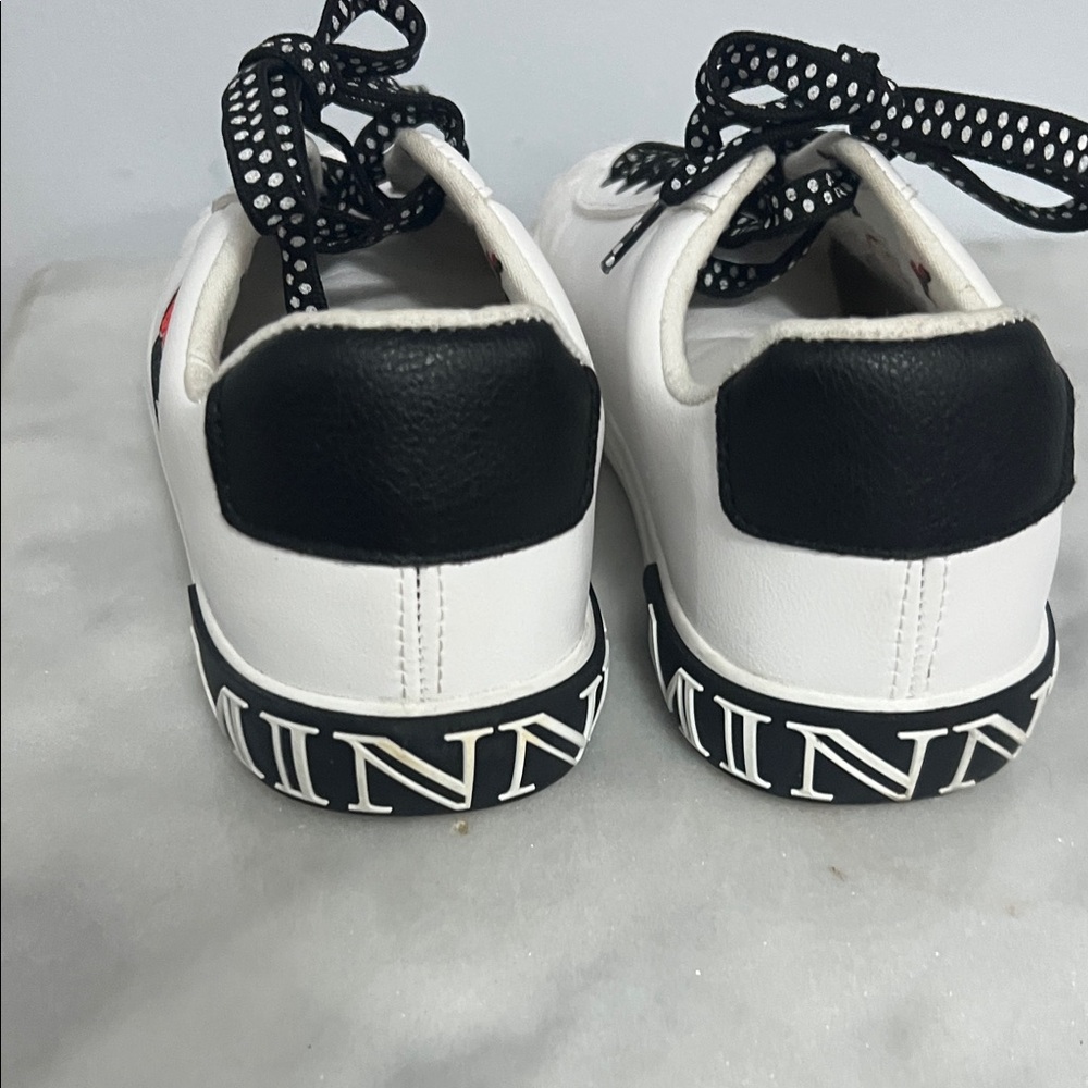 Minnie mouse Women's White and Black Athletic Shoes - Picture 4 of 6